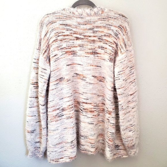 Knox Rose Cardigan Sweater multi color earth tones size large - Picture 2 of 5